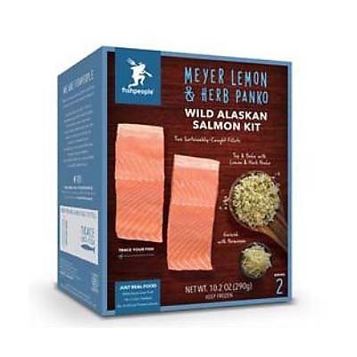 slide 1 of 1, Fishpeople Wild Alaskan Salmon Topped with Meyer Lemon and Herb Panko, 10.2 oz