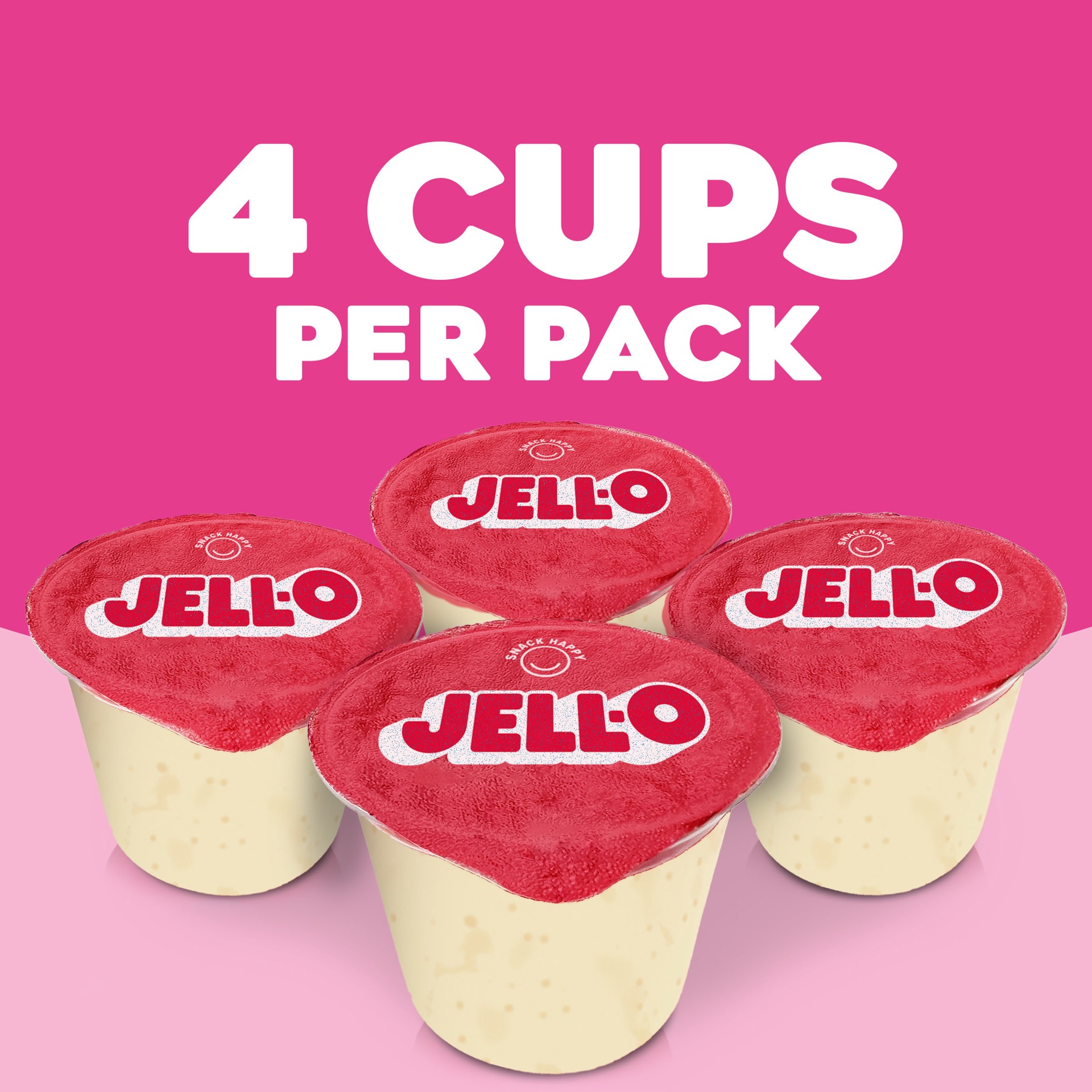 slide 5 of 5, Jell-O Original Tapioca Ready-to-Eat Pudding Snack Cups, 4 ct Cups, 15.5 oz