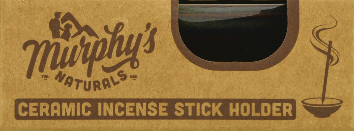 slide 6 of 9, Murphy's Naturals Murphy's Ceramic Incense Stick Holder, 1 ct