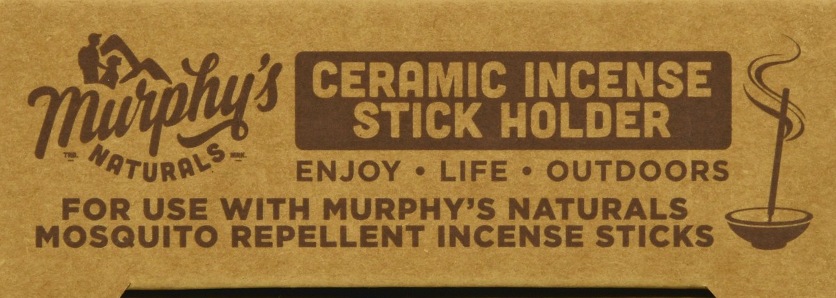 slide 7 of 9, Murphy's Naturals Murphy's Ceramic Incense Stick Holder, 1 ct