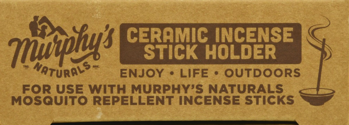slide 8 of 9, Murphy's Naturals Murphy's Ceramic Incense Stick Holder, 1 ct