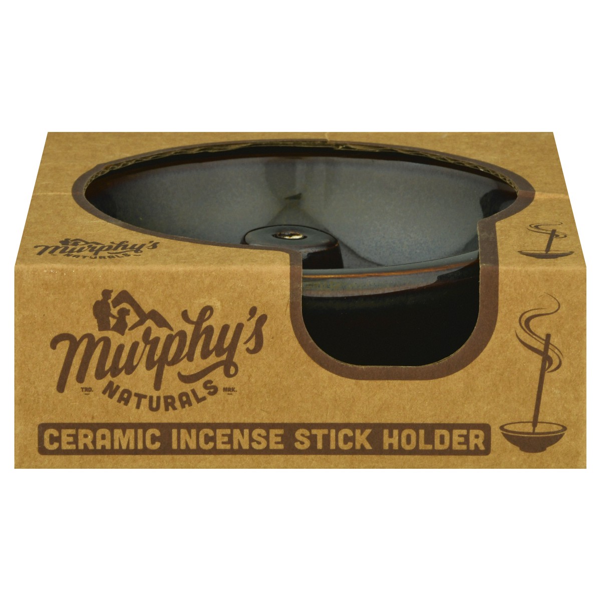 slide 1 of 9, Murphy's Naturals Murphy's Ceramic Incense Stick Holder, 1 ct