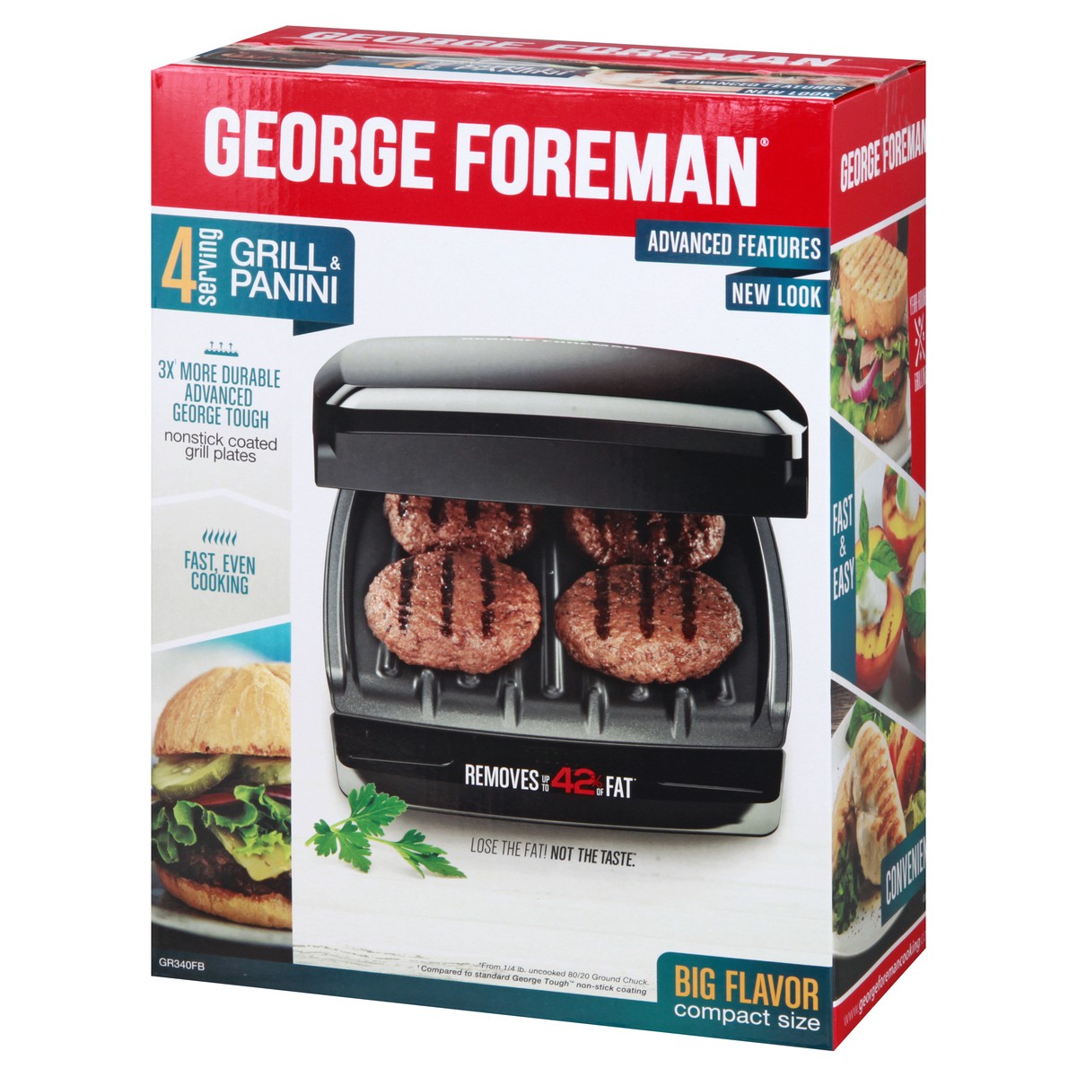 slide 3 of 8, George Foreman Grill, 1 ct