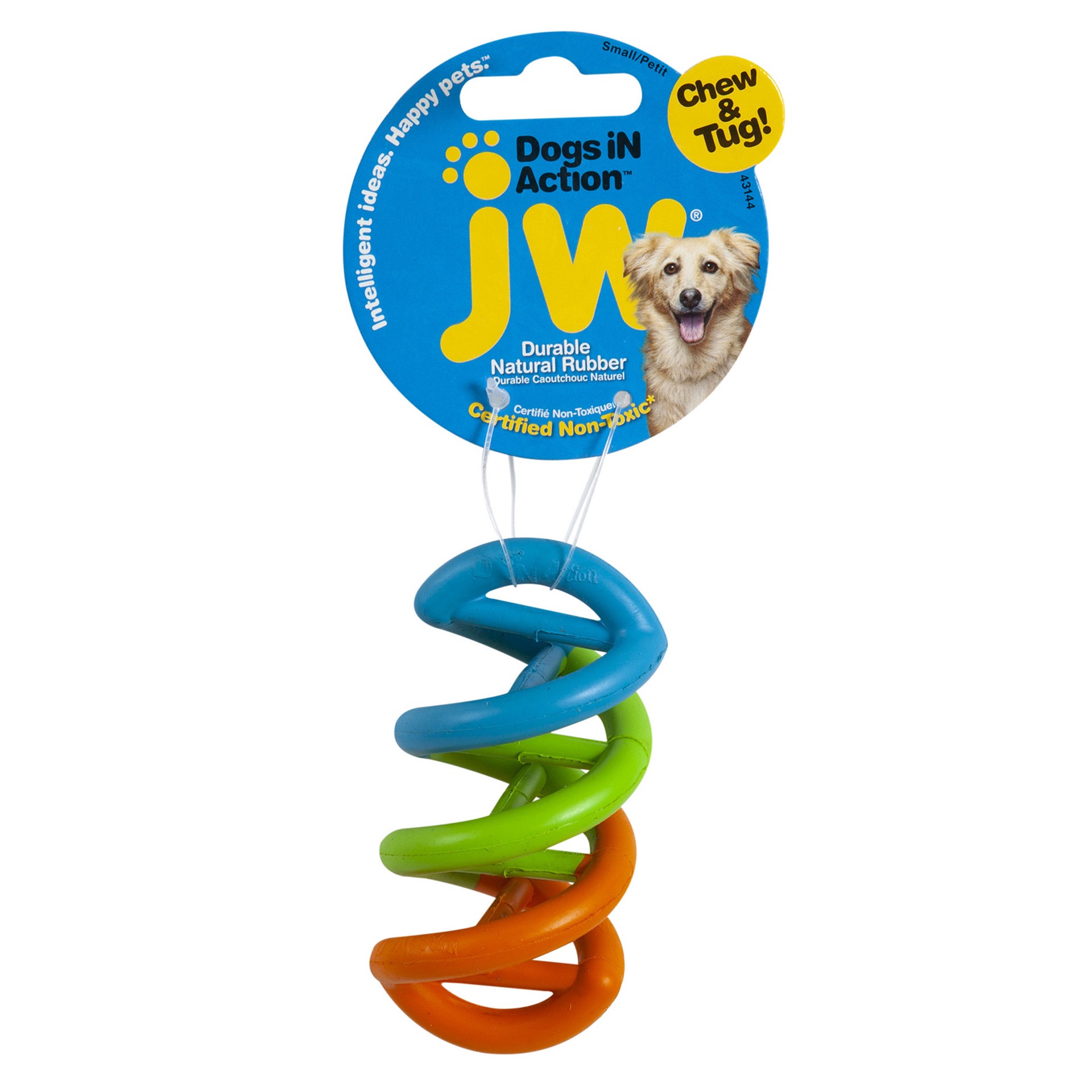 slide 6 of 10, JW Pet Dogs In Action Rubber Dog Toy, 1 ct