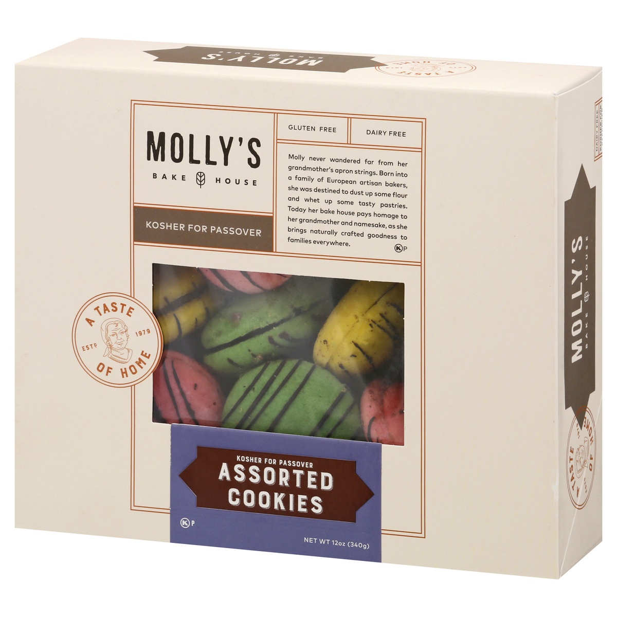 slide 3 of 10, Molly's Bake House Kosher for Passover Assorted Cookies, 12 oz