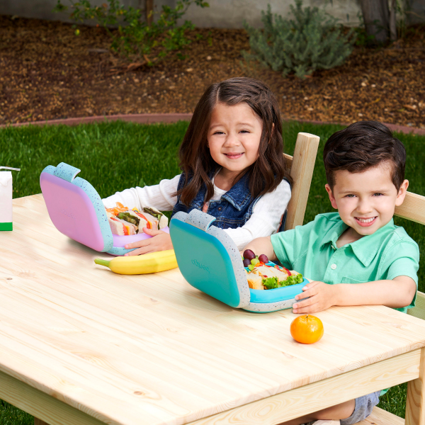 slide 2 of 29, Bentgo Kids Chill Lunch Box - Confetti Designed Leak-Proof Bento Box & Removable Ice Pack - Confetti Edition - Vivid Orchid, 1 ct