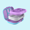 slide 18 of 29, Bentgo Kids Chill Lunch Box - Confetti Designed Leak-Proof Bento Box & Removable Ice Pack - Confetti Edition - Vivid Orchid, 1 ct