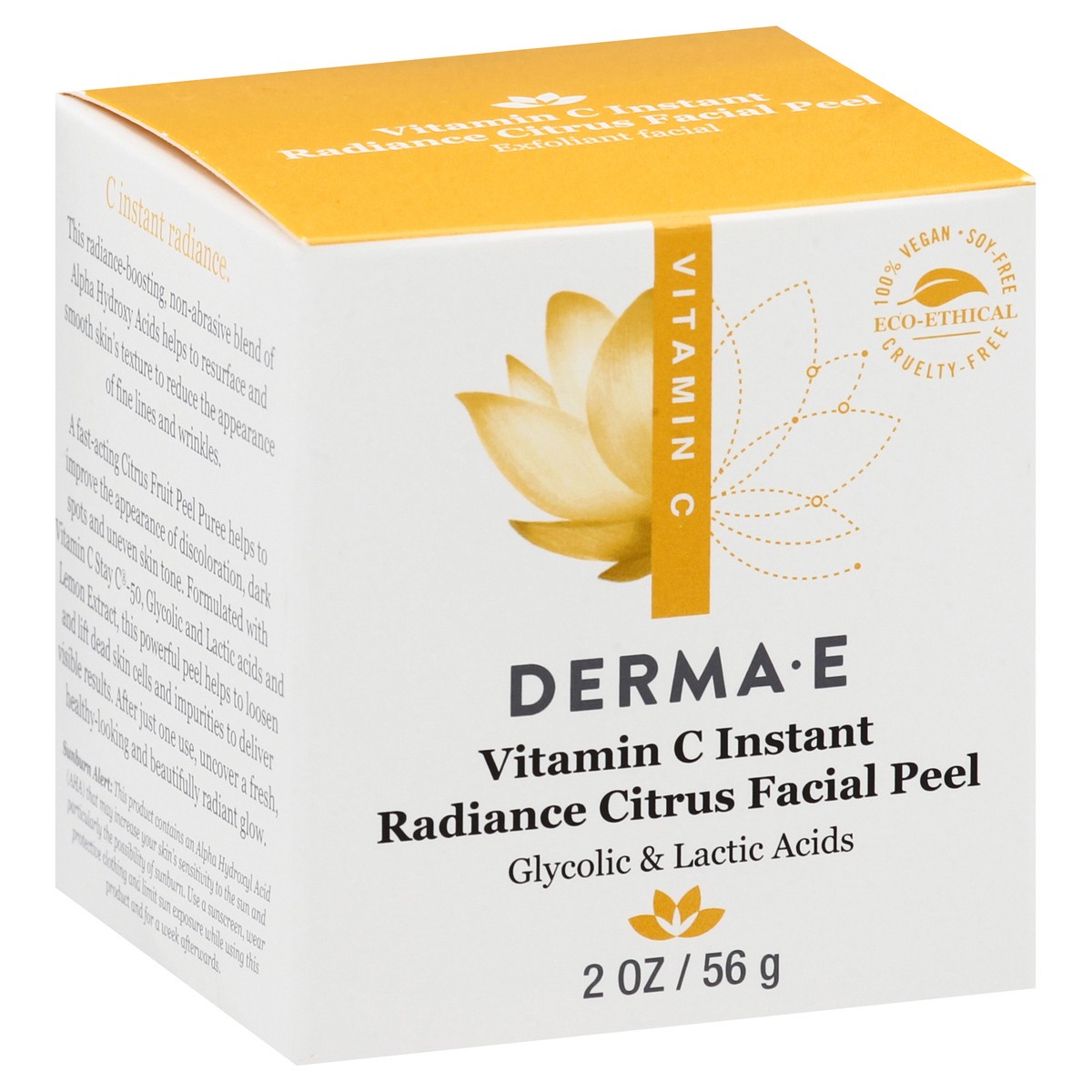 slide 2 of 9, Derma E Vitamin C Instant Radiance Citrus Facial Peel 2 oz, 2 oz