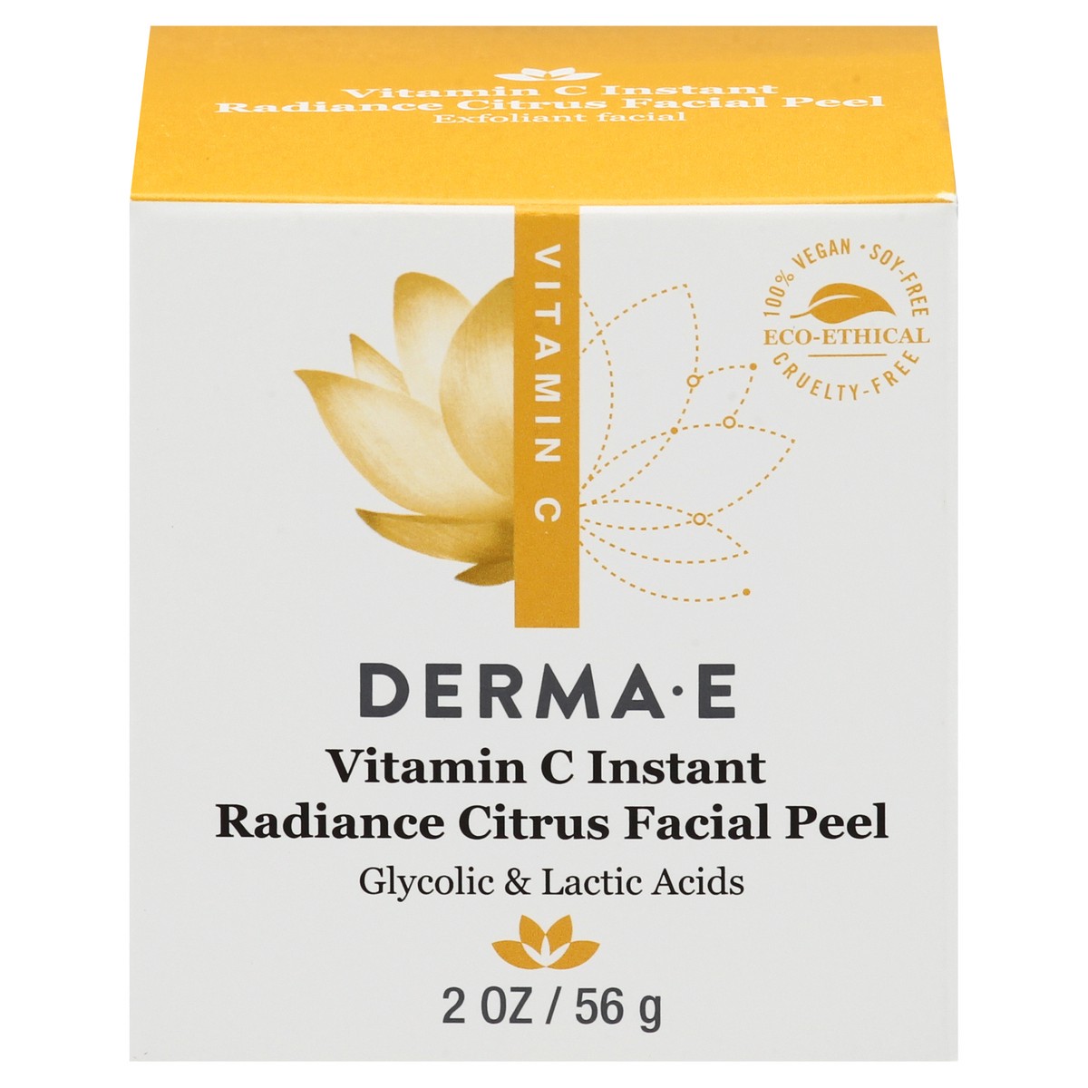 slide 1 of 9, Derma E Vitamin C Instant Radiance Citrus Facial Peel 2 oz, 2 oz