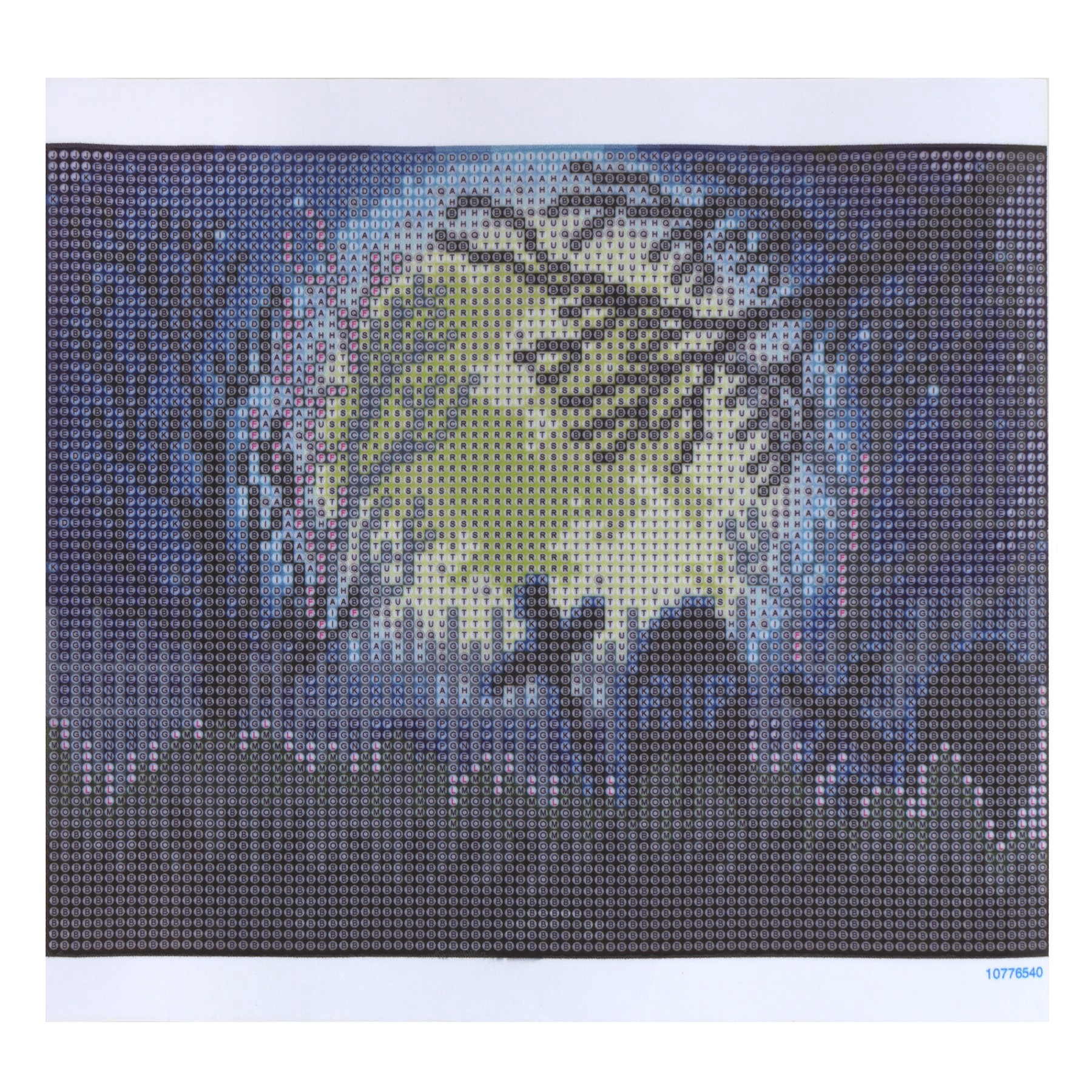 slide 2 of 4, 8" X 10" Graveyard Glow-In-The-Dark Diamond Art Kit With Magnetic Frame By Make Market, 8 in x 10 in