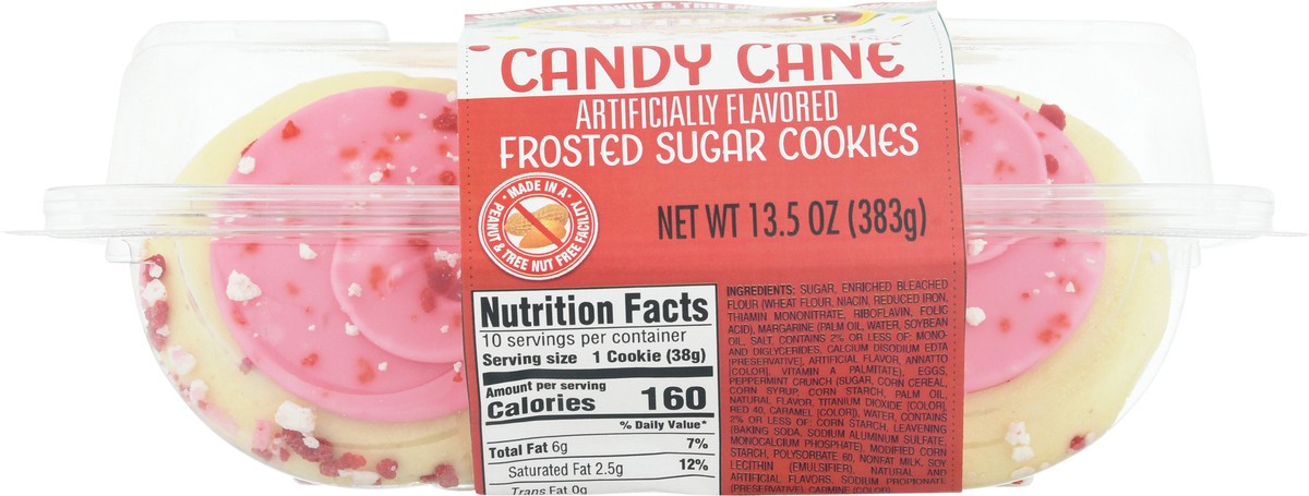 slide 3 of 15, Lofthouse Frosted Sugar Candy Cane Cookies 13.5 oz, 13.5 oz