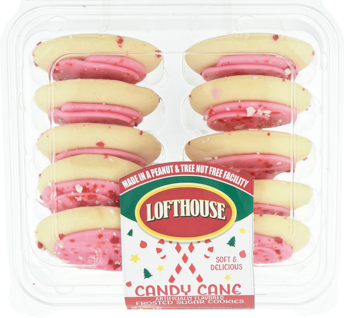 slide 11 of 15, Lofthouse Frosted Sugar Candy Cane Cookies 13.5 oz, 13.5 oz