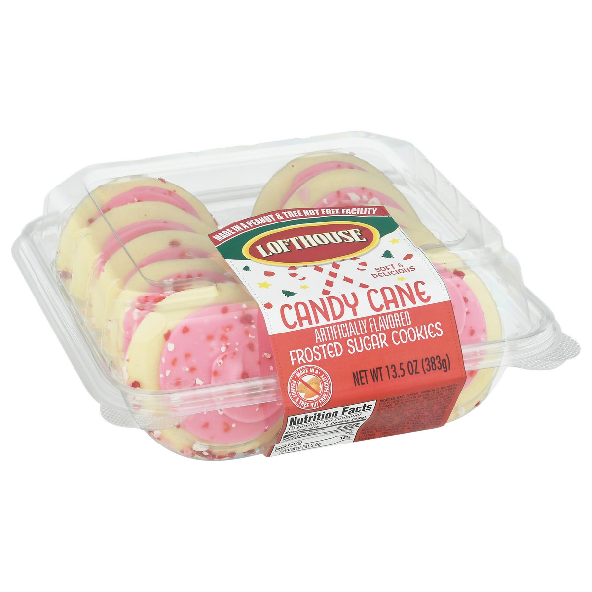 slide 14 of 15, Lofthouse Frosted Sugar Candy Cane Cookies 13.5 oz, 13.5 oz