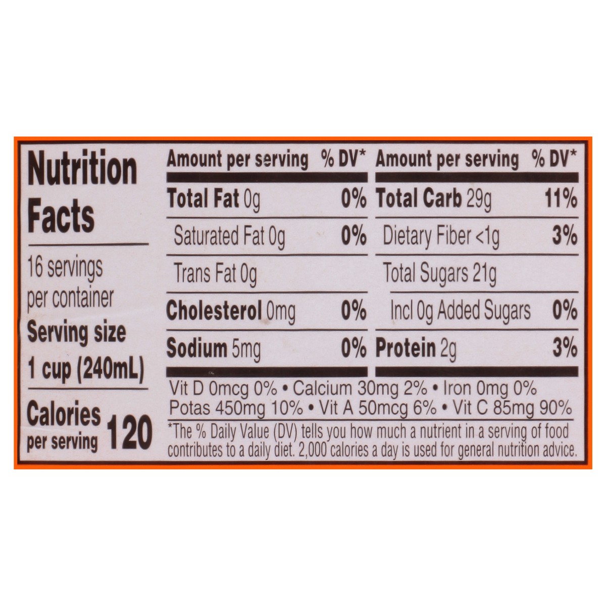 slide 5 of 11, Food Club 100% Original Orange No Pulp Juice From Concentrate - 128 oz, 128 oz