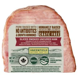 Greenfield Natural Meat Co. Sliced Smoked Uncured Ham