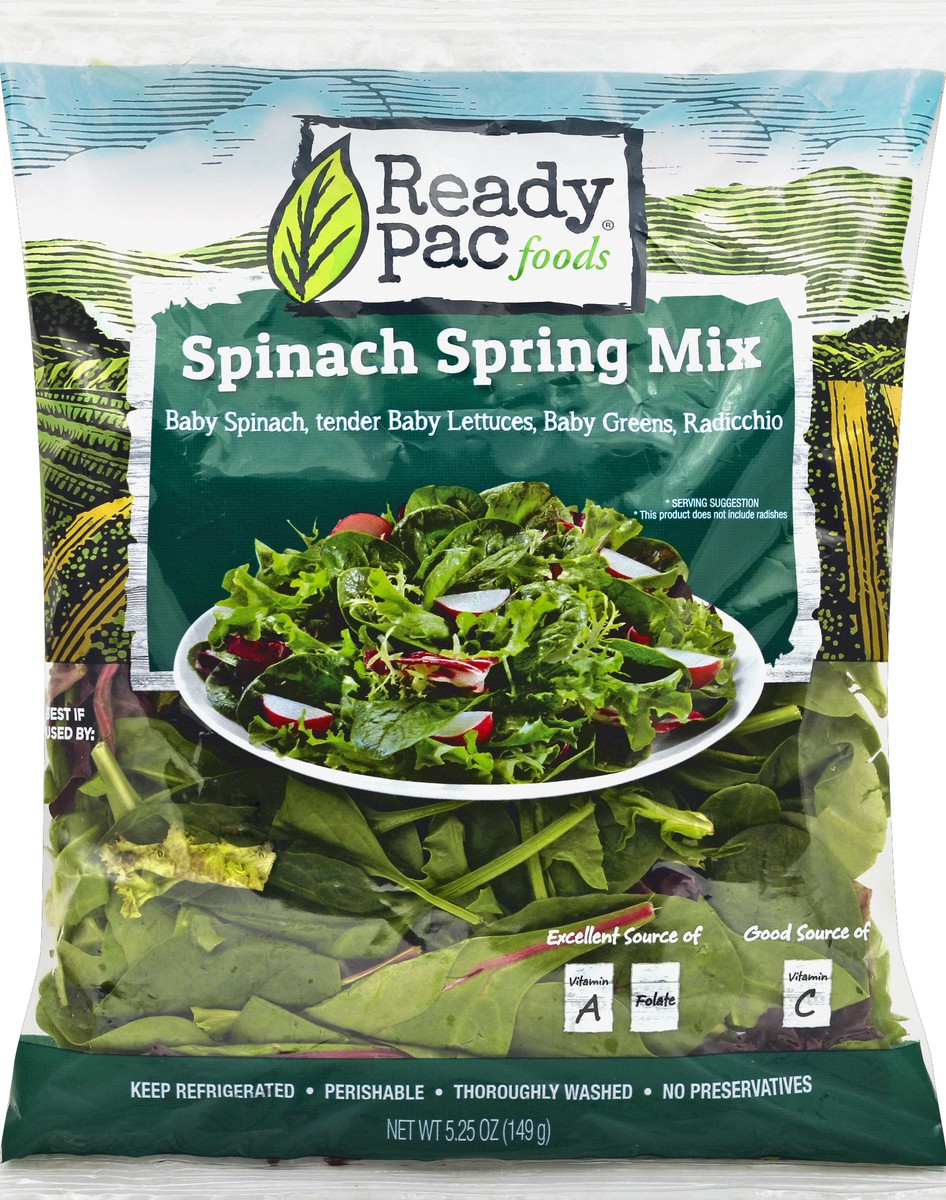 slide 4 of 6, Ready Pac Foods Spinach Spinach Spring Mix 5.25 oz, 5.25 oz