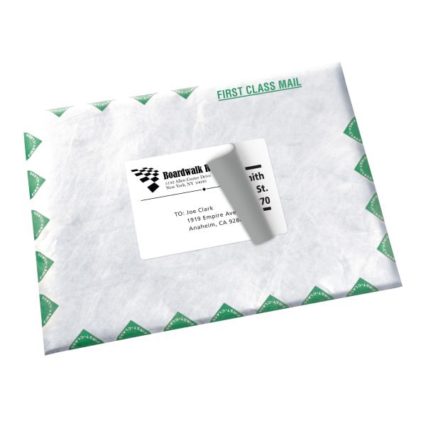 slide 9 of 9, Avery Trueblock White Laser Shipping Labels, 5168, 400 ct; 3 1/2 in x 5 in