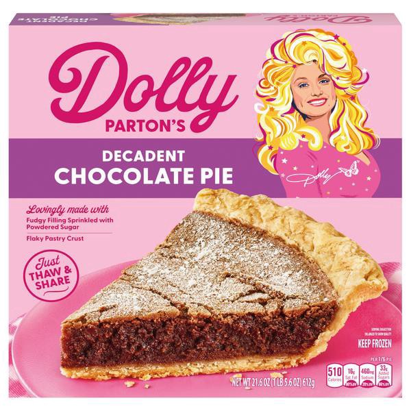 slide 1 of 1, Dolly Parton's Chocolate Pie 21.6 Ounces, 21.6 oz