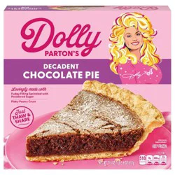Dolly Parton's Decadent Chocolate Pie, Thaw-and-Serve, Frozen 21.6 oz.