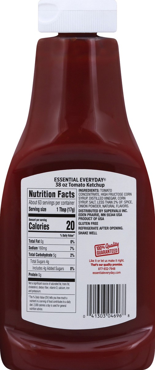 slide 6 of 6, Essential Everyday Ketchup, Tomato, 38 oz