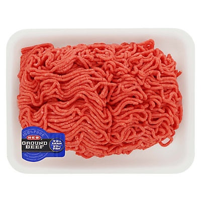 slide 1 of 1, H-E-B Ground Beef 73% Lean Value Pack, 1 ct