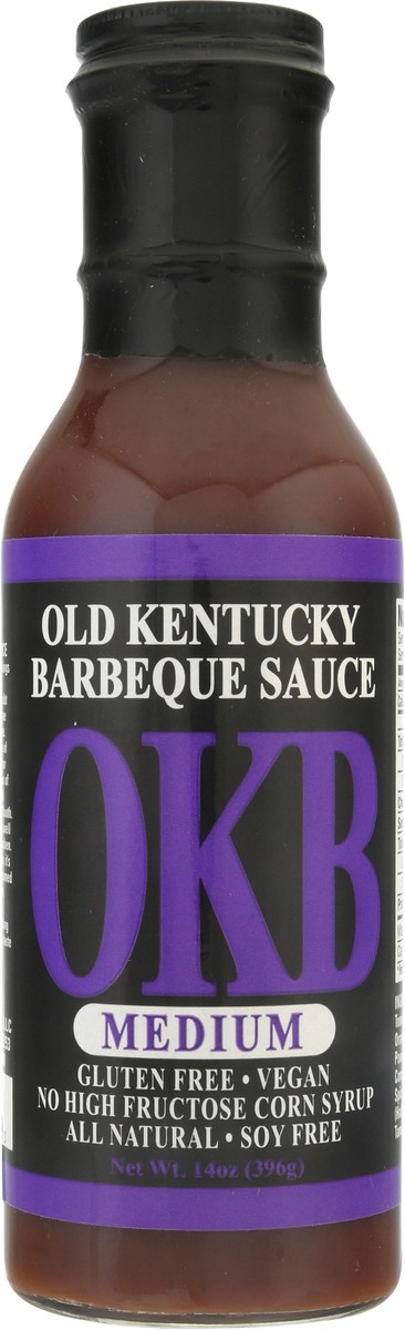 slide 4 of 9, OKB Medium Old Kentucky Barbecue Sauce 14 oz Bottle, 14 oz