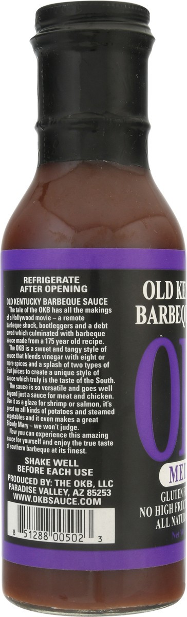 slide 5 of 9, OKB Medium Old Kentucky Barbecue Sauce 14 oz Bottle, 14 oz