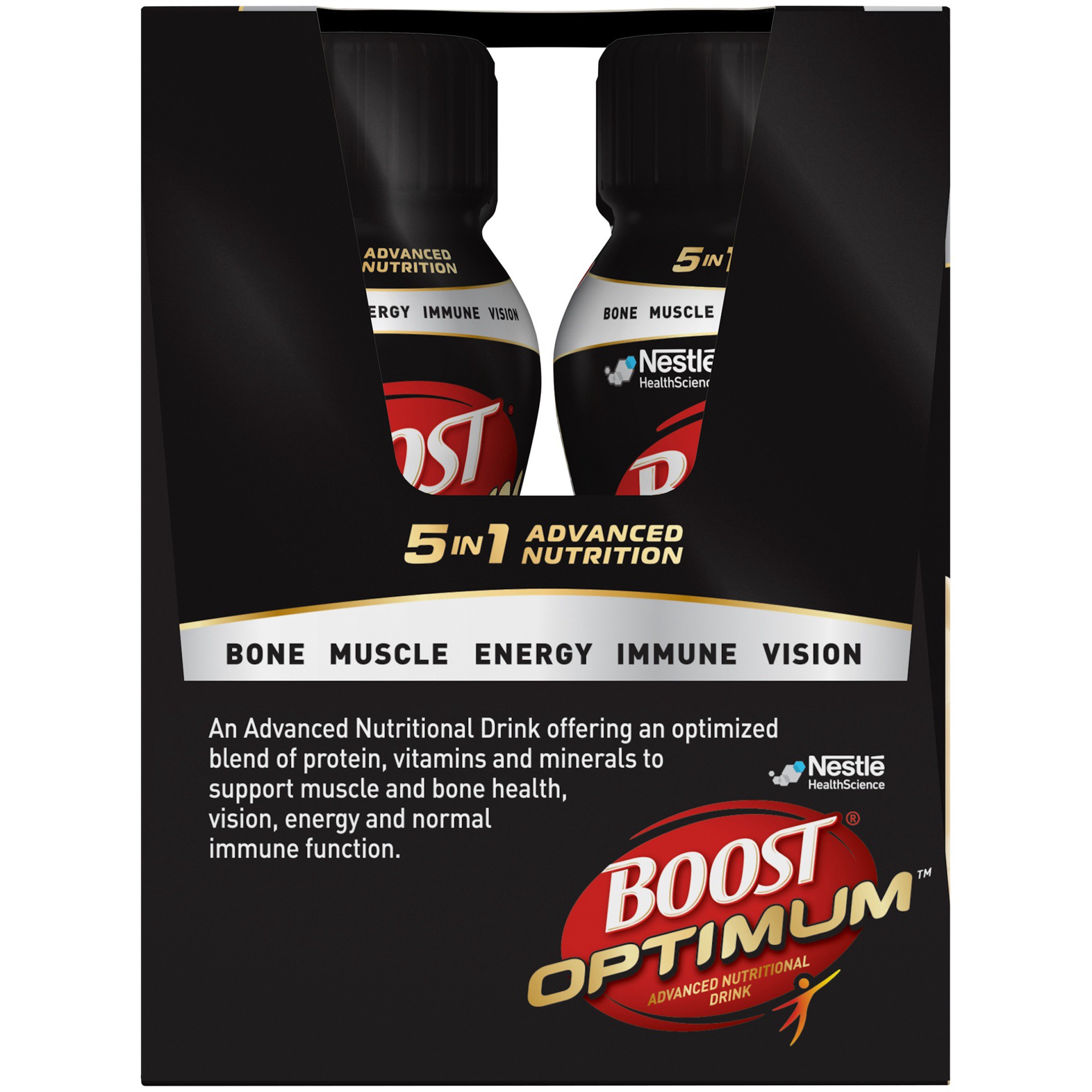 slide 5 of 9, Boost OPTIMUM Creamy Vanilla 4-8 fl. oz. Bottles, 32 fl oz