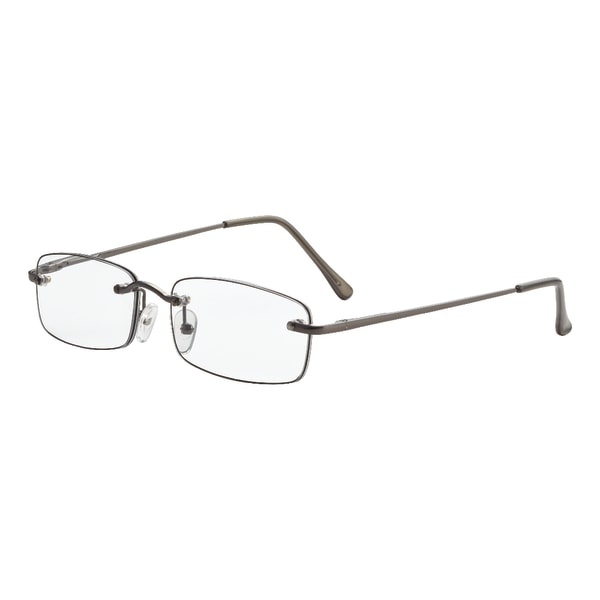 slide 1 of 4, Dr. Dean Edell Beaumont Reading Glasses, +2.50, Gunmetal, 1 ct