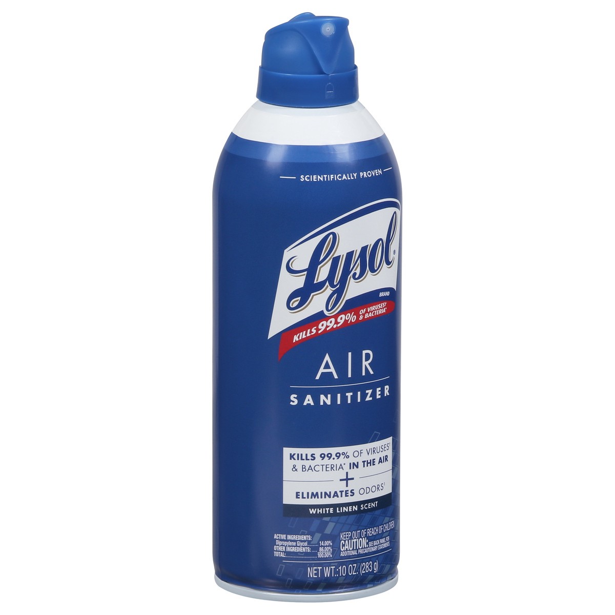 slide 8 of 9, Lysol White Linen Scent Air Sanitizer 10 oz, 10 oz
