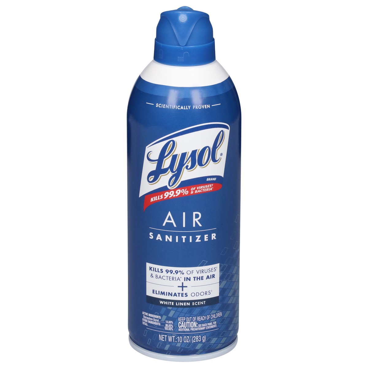 slide 1 of 9, Lysol White Linen Scent Air Sanitizer 10 oz, 10 oz