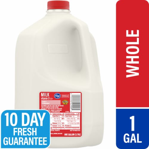 slide 1 of 4, Kroger® Vitamin D Whole Milk Gallon, 1 gal