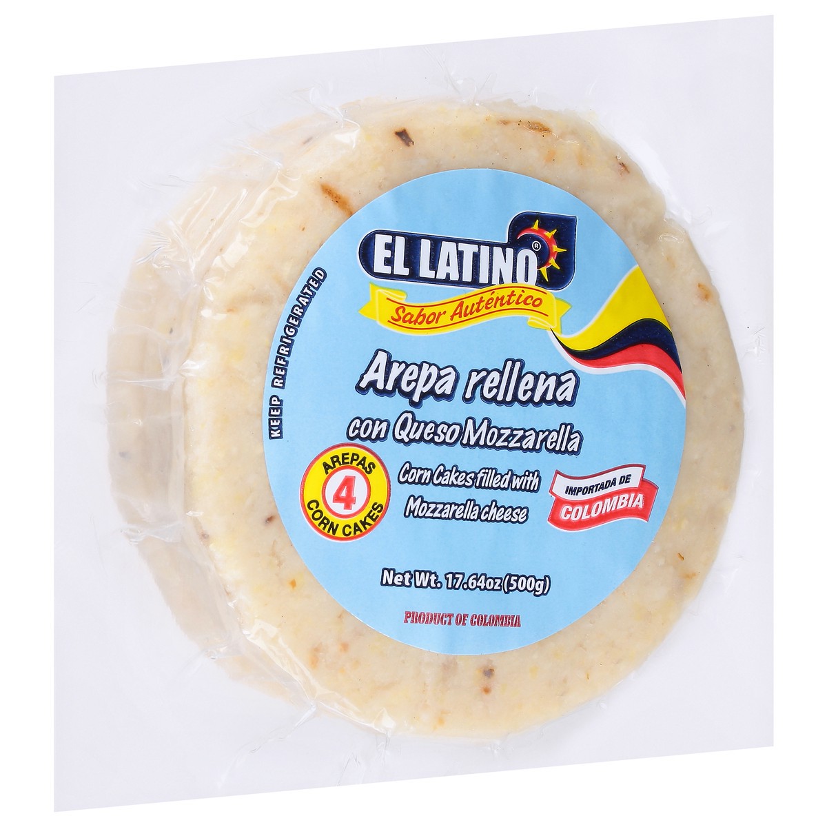 slide 6 of 14, El Latino Mozzarella Cheese Corn Cakes 4 ea, 17 oz