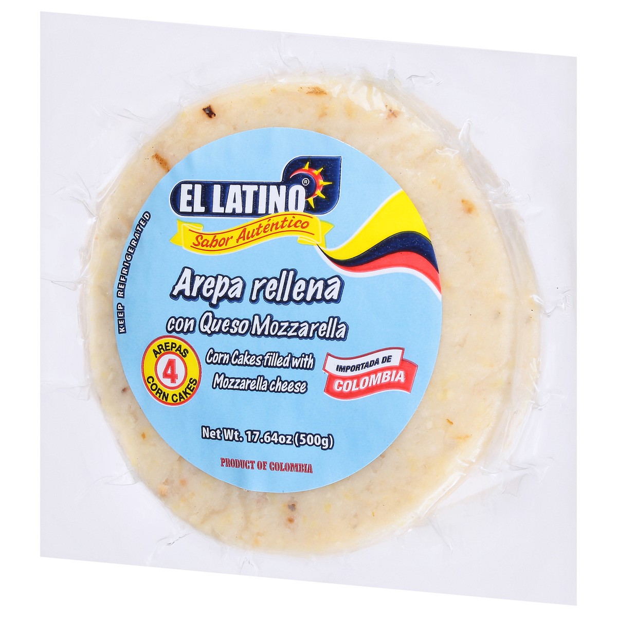 slide 11 of 14, El Latino Mozzarella Cheese Corn Cakes 4 ea, 17 oz