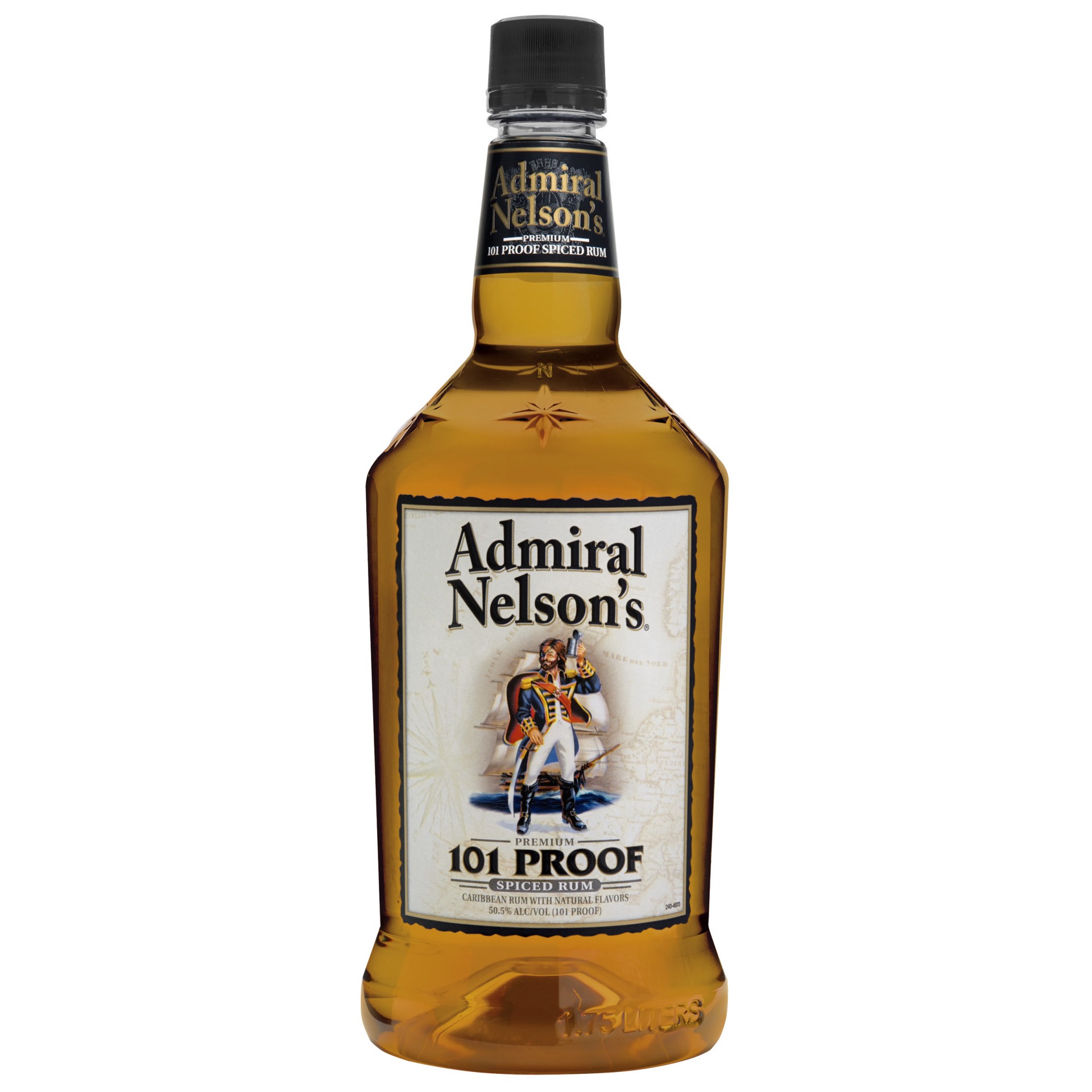 slide 1 of 2, Admiral Nelson's Spice 101 Rum, 1.75 liter