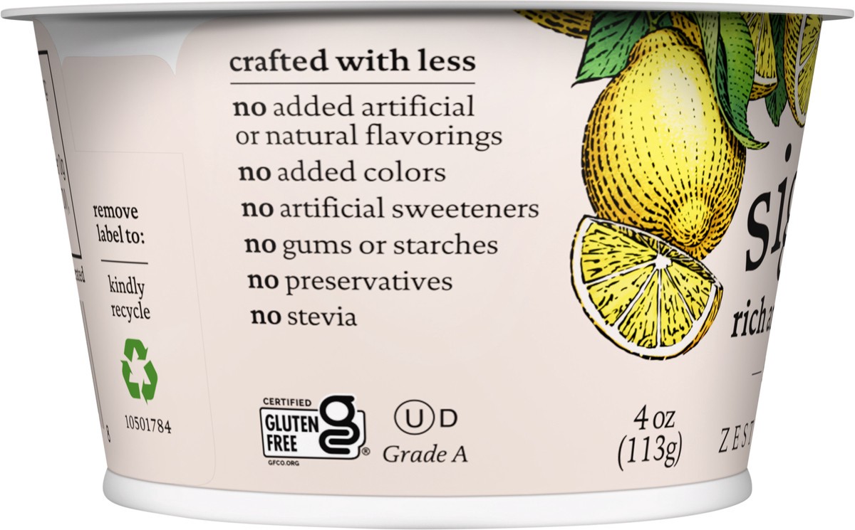 slide 5 of 9, Siggi's Zesty Lemon Rich and Creamy Skyr, 4 oz