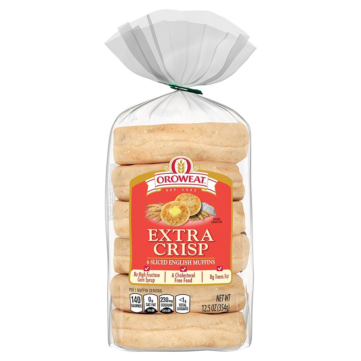 slide 1 of 5, Oroweat Extra Crisp English Muffin - 12.5oz/6ct, 