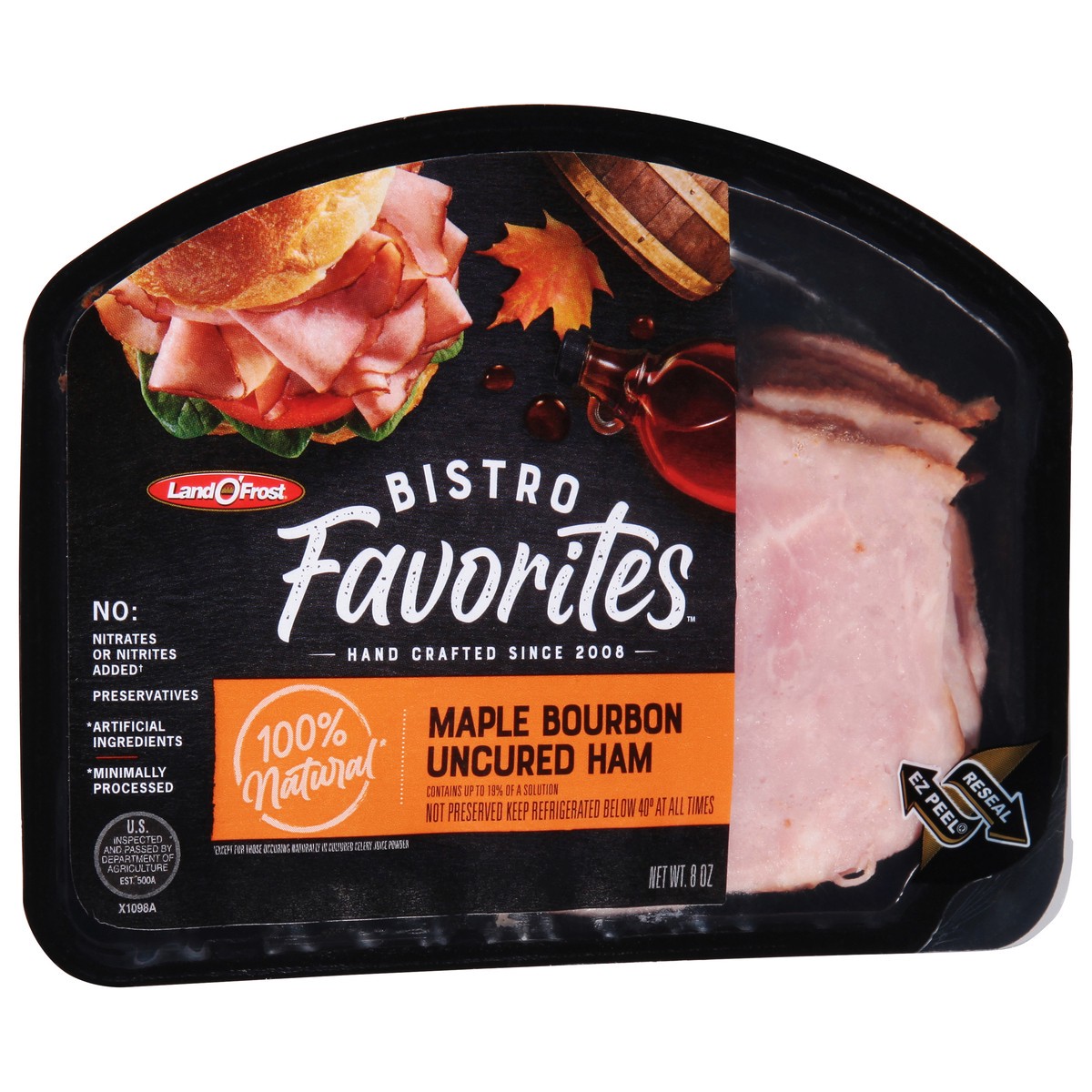 slide 11 of 14, Land O' Frost Land O Frost Maple Bourbon Ham, 8 oz