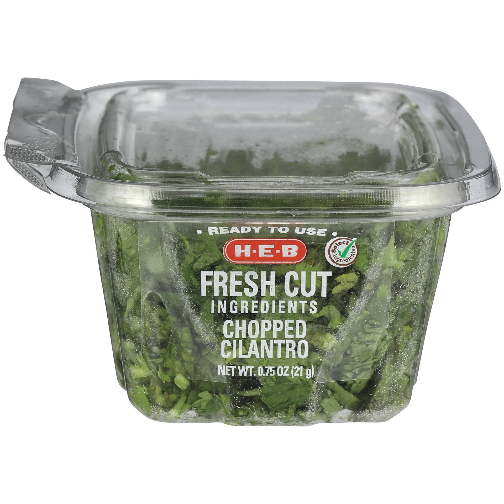 slide 1 of 1, H-E-B Fresh Chopped Cilantro - Single Serve, 0.75 oz