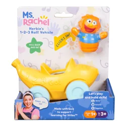 Ms. Rachel Herbie 1 2 3 Roll Vehicle With Click In Figure, 1 Each