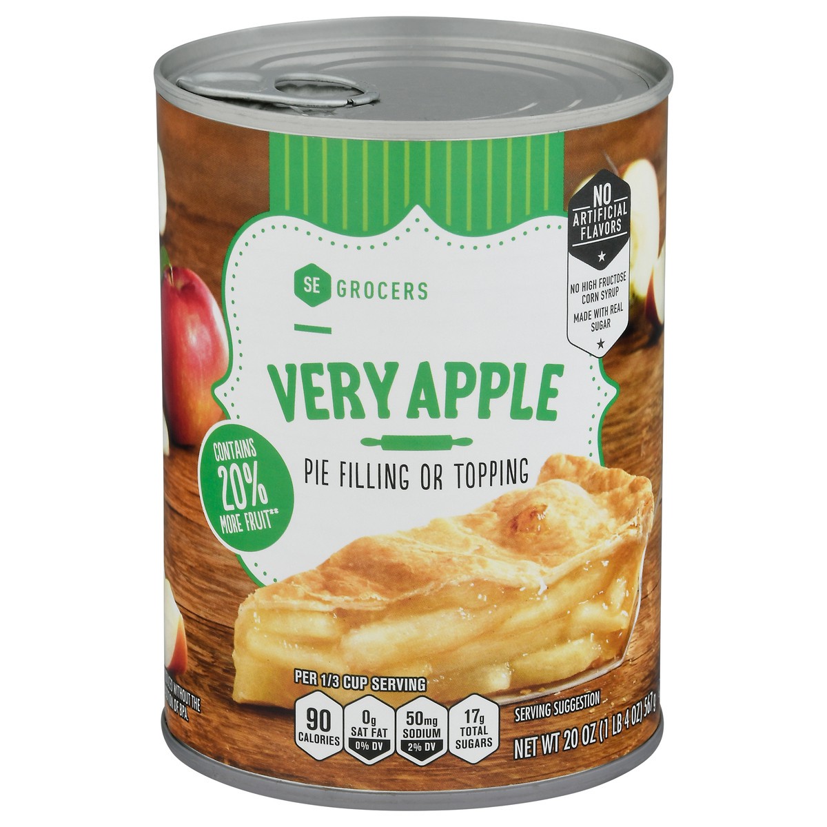 slide 11 of 14, SE Grocers Vry Apple Pie Fllng, 20 oz