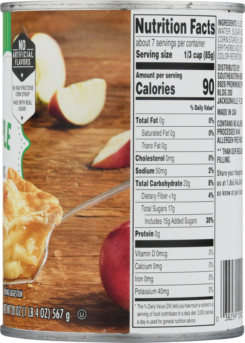 slide 2 of 14, SE Grocers Vry Apple Pie Fllng, 20 oz