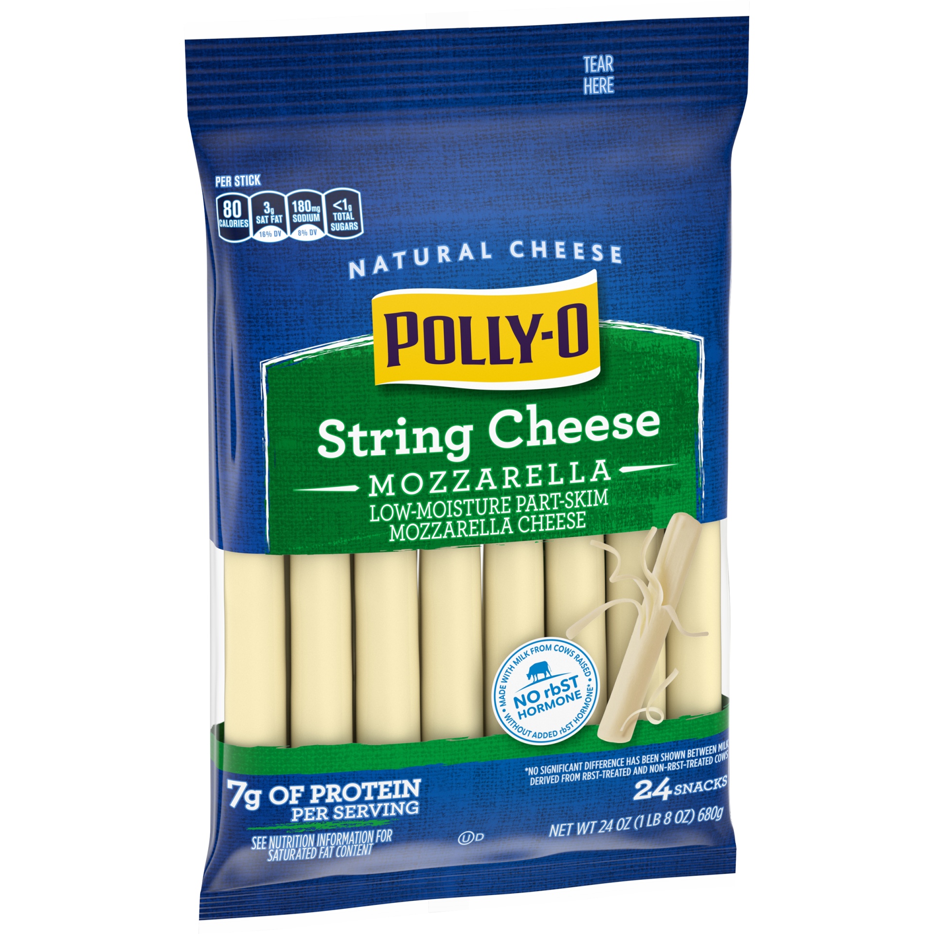 polly o string cheese mozzarella