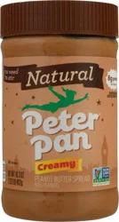 Peter Pan Natural Creamy Peanut Butter 16.3 oz