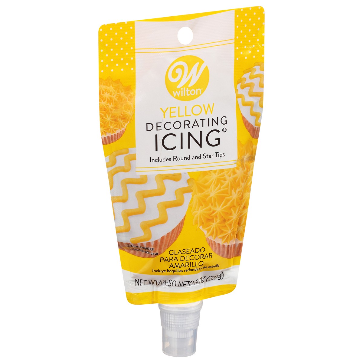 slide 5 of 9, Wilton Yellow Decorating Icing 8 oz, 8 oz