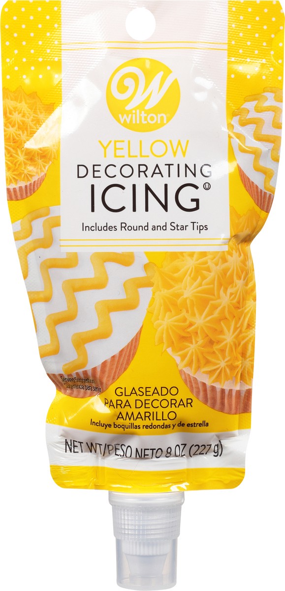 slide 4 of 9, Wilton Yellow Decorating Icing 8 oz, 8 oz
