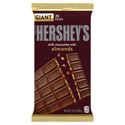 Hershey's Giant Milk Chocolate with Almonds 7.37 oz