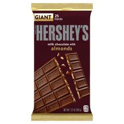 Hershey's Giant Milk Chocolate with Almonds 7.37 oz