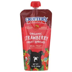Crofter's Organic Strawberry Fruit Spread 13 oz
