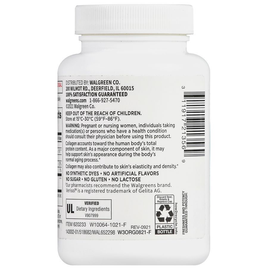 slide 2 of 5, Walgreens Ultra Collagen with Vitamin C, 90 ct